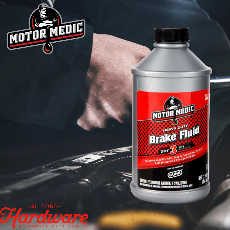 Motor Medic Heavy-Duty Brake Fluid 12 oz. | Gilford Hardware – Gilford ...