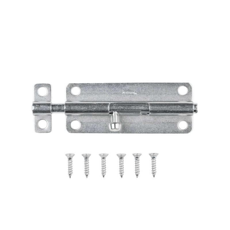 National Hardware Barrel Bolt Zinc-Plated Steel 5 in. | Hinges | Gilford Hardware & Outdoor Power Equipment