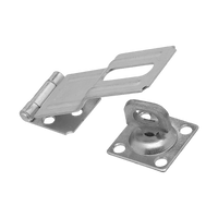 Thumbnail for National Hardware Swivel Staple Safety Hasp Zinc-Plated | Gilford Hardware