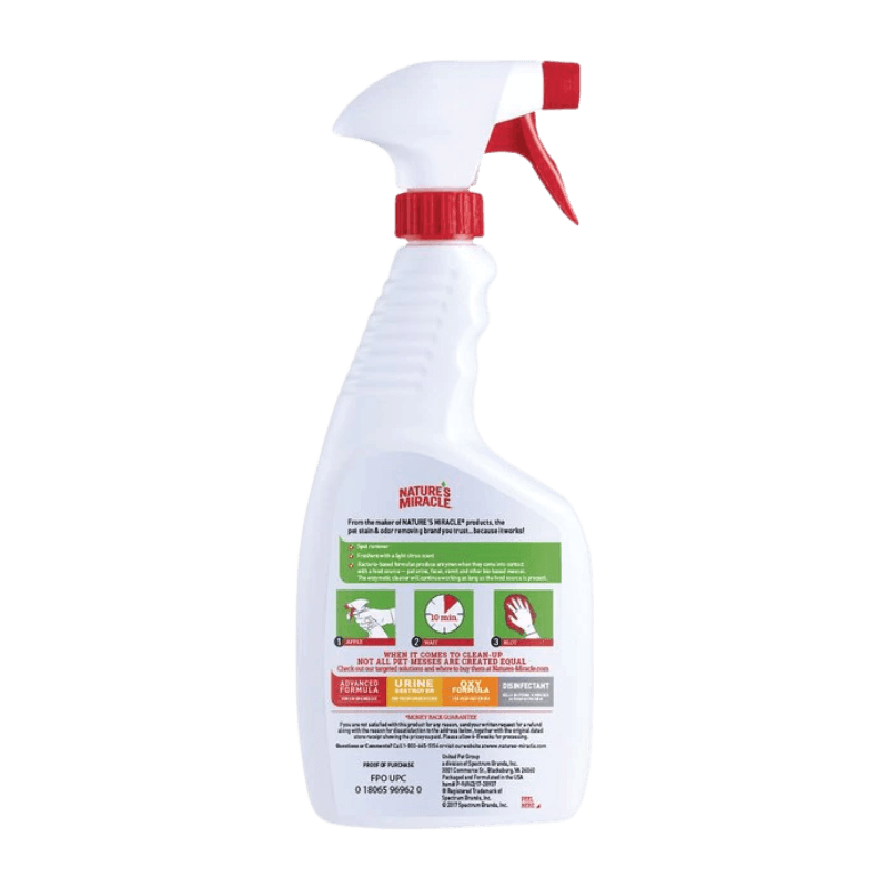 Nature's Miracle Stain & Odor Remover 24 oz. | Pet Odor & Stain Removers | Gilford Hardware & Outdoor Power Equipment