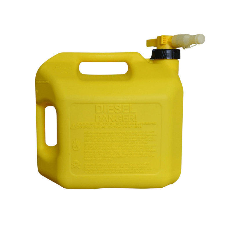 No-Spill Plastic Diesel Can 5 gal. | Portable Fuel Cans | Gilford Hardware