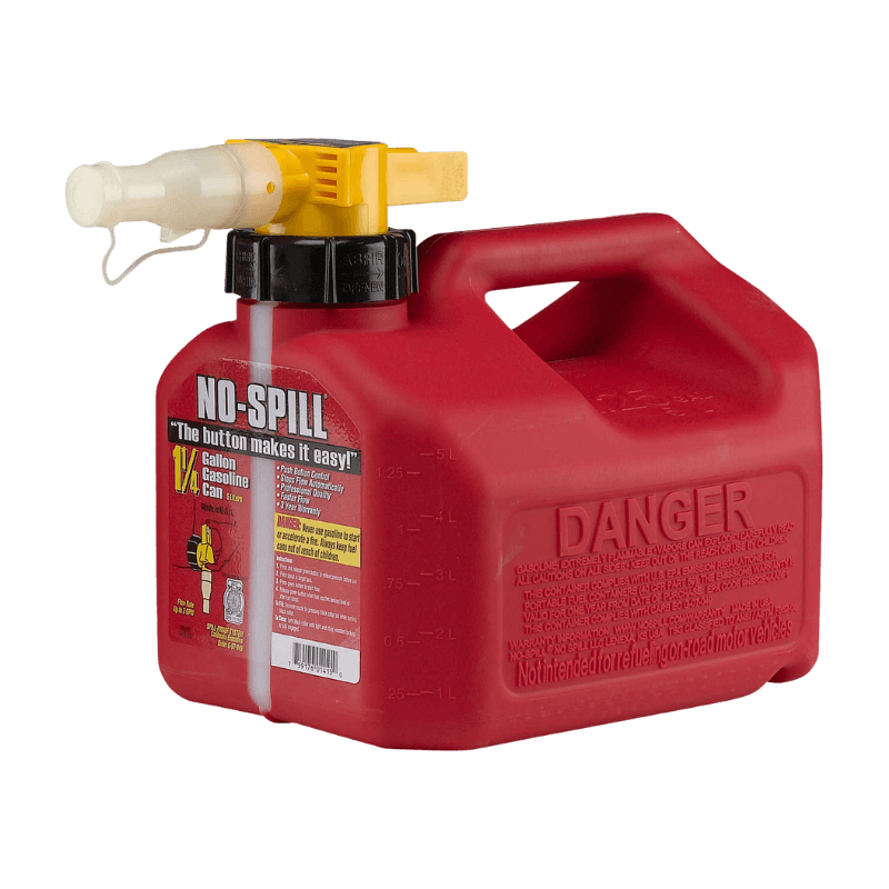 No-Spill Plastic Gas Can 1-1/4 gal. | Portable Fuel Cans | Gilford Hardware