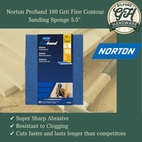 Thumbnail for Norton ProSand 180 Grit Fine Contour Sanding Sponge 5.5