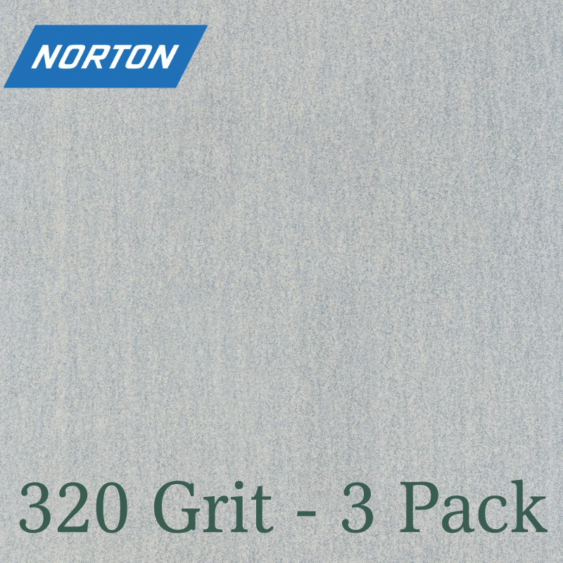 Norton ProSand Sandpaper 320-Grit 11" x 9" 3-Pack. | Sandpaper | Gilford Hardware & Outdoor Power Equipment
