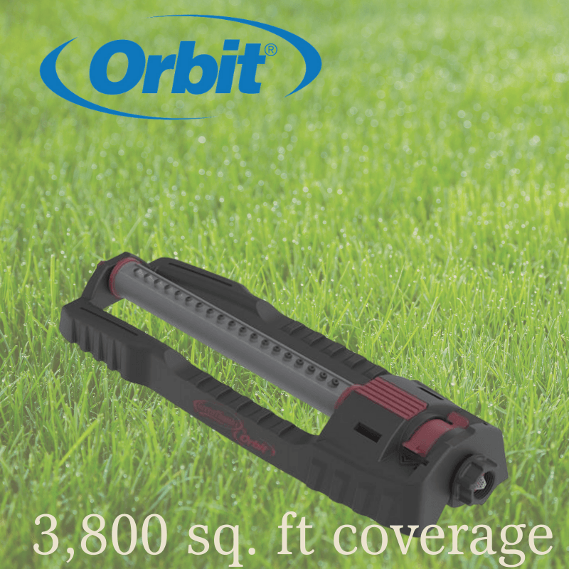 Orbit Pro Series Plastic Oscillating Sprinkler 3800 sq. ft. | Gilford Hardware