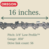 Thumbnail for Oregon AdvanceCut Chainsaw Chain 16 in. 56 links | Gilford Hardware 