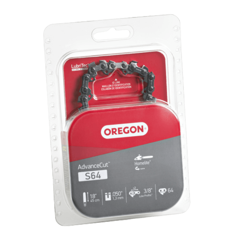 Oregon AdvanceCut Chainsaw Chain 18 in. 64 links 3/8 0.050 | Gilford Hardware
