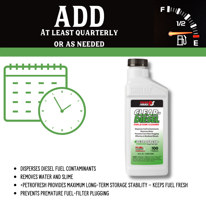 Power Service Clear Diesel Fuel & Tank Cleaner 32 oz. | Lubricants | Gilford Hardware & Outdoor Power Equipment