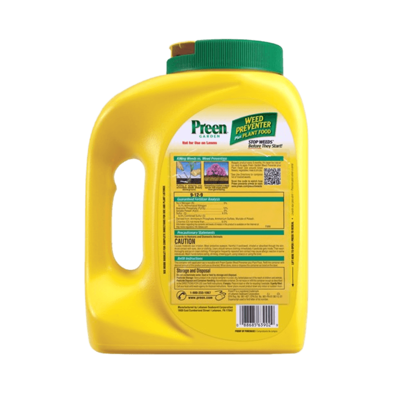 Preen Granules Weed Preventer Plus Plant Food 5.6 lb. | Fertilizers | Gilford Hardware