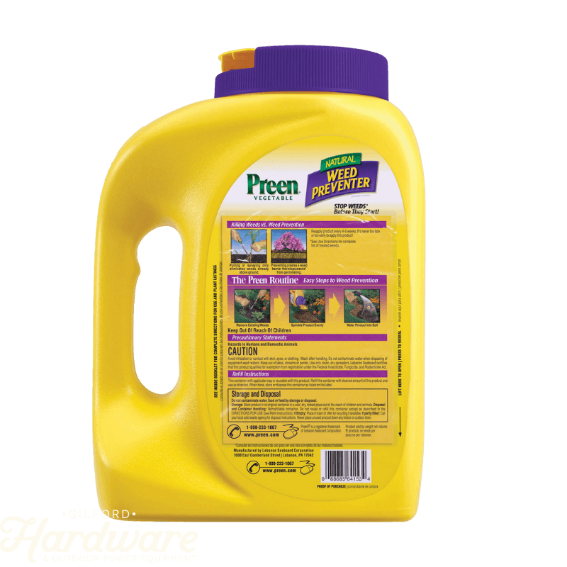 Preen Grass & Weed Preventer Granules 5 lb. | Gilford Hardware