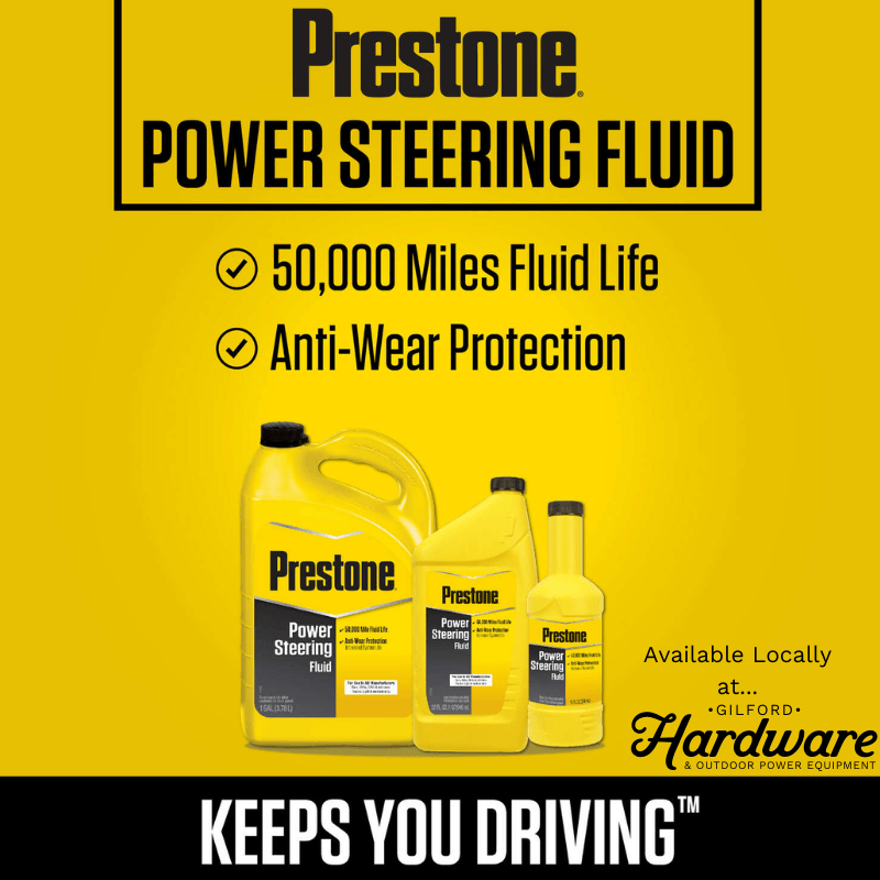 Prestone Power Steering Fluid 12 oz. | Gilford Hardware