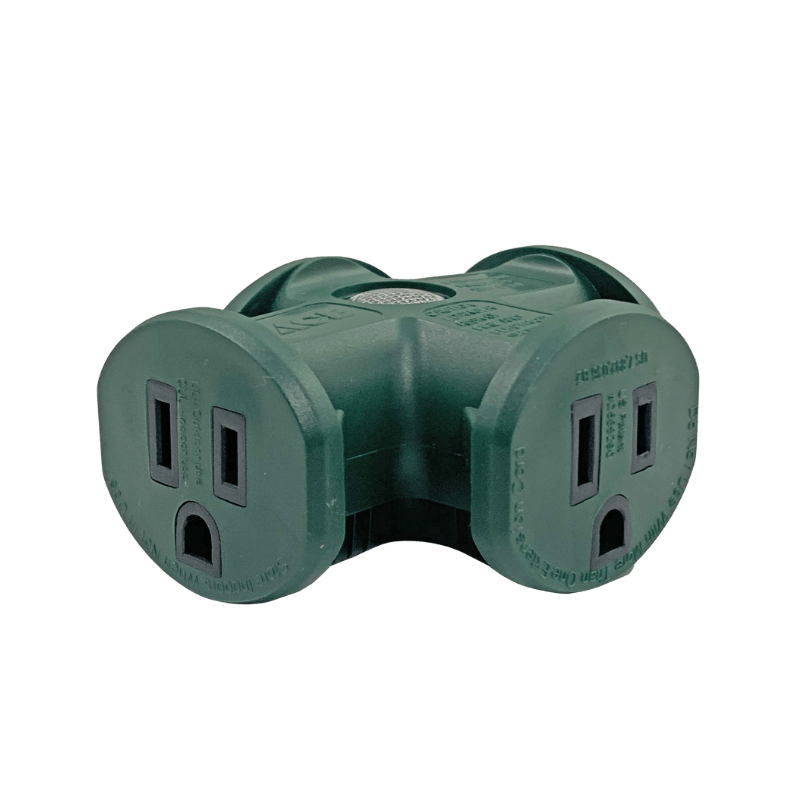 Projex Grounded Triple Tap Adapter 3 outlets | Gilford Hardware