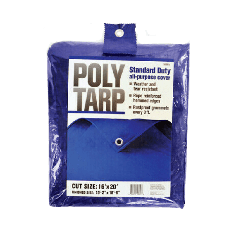 Projex Light Duty Polyethylene Tarp Blue 16' x 20' | Gilford Hardware
