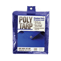 Thumbnail for Projex Light Duty Polyethylene Tarp Blue 16' x 20' | Gilford Hardware
