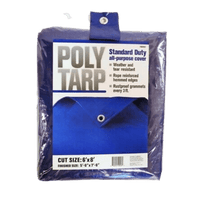 Thumbnail for Projex Light Duty Polyethylene Tarp Blue 6' x 8' | Gilford Hardware