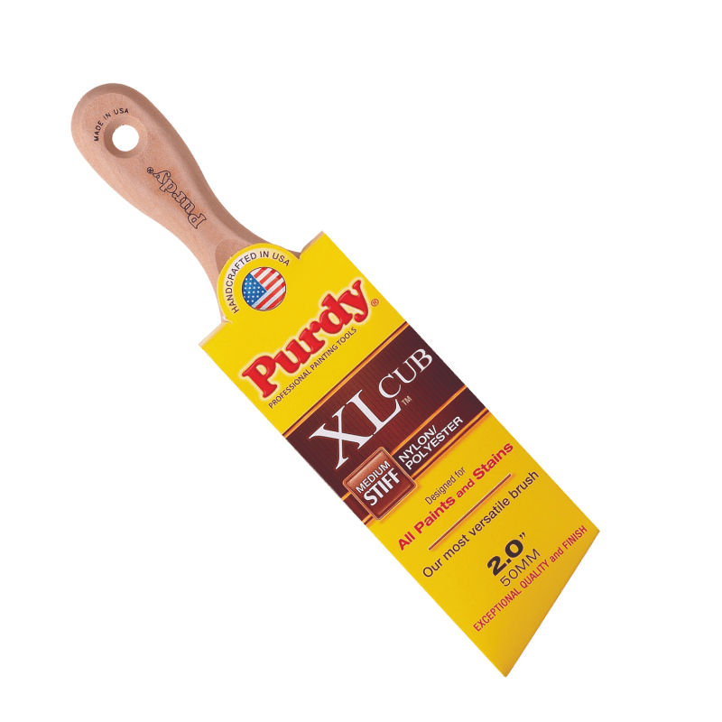 Purdy XL Medium Stiff Angle Trim Paint Brush Cub 2" | Paint Brushes | Gilford Hardware