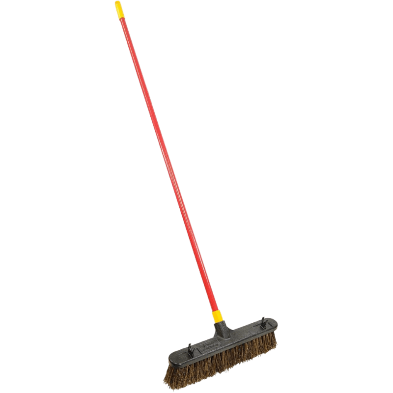 Quickie Bulldozer Rough Surface Push Broom 18 inch. | Gilford Hardware