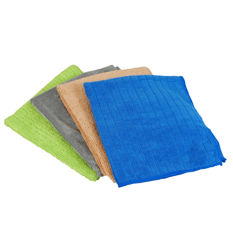 Quickie Home Pro Microfiber Cleaning Cloth 13" x 15" 4-Pack. | Gilford Hardware