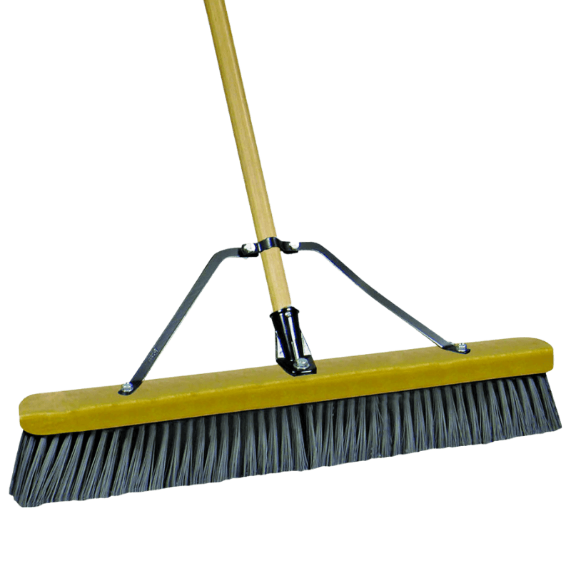 Quickie Job Site Rough Surface Push Broom 24 in. | Gilford Hardware