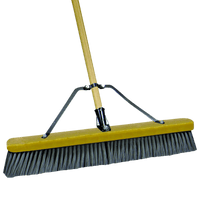 Thumbnail for Quickie Job Site Rough Surface Push Broom 24 in. | Gilford Hardware