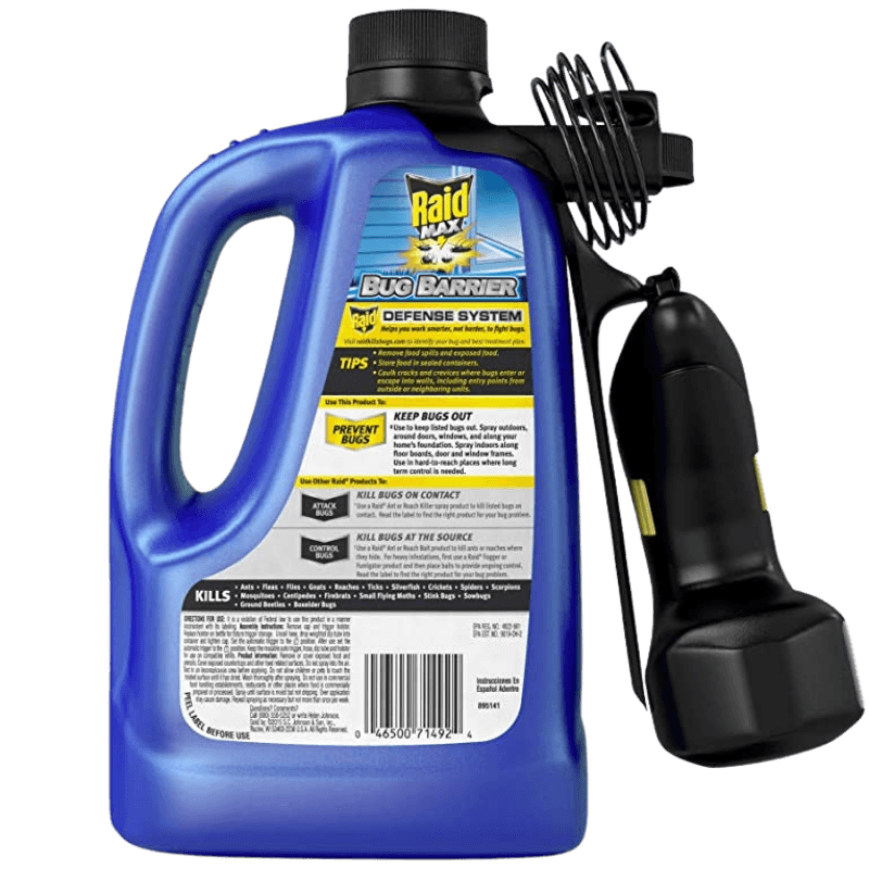 Raid Bug Barrier Interior & Exterior RTU Spray 128 oz. | Gilford Hardware & Outdoor Power Equipment