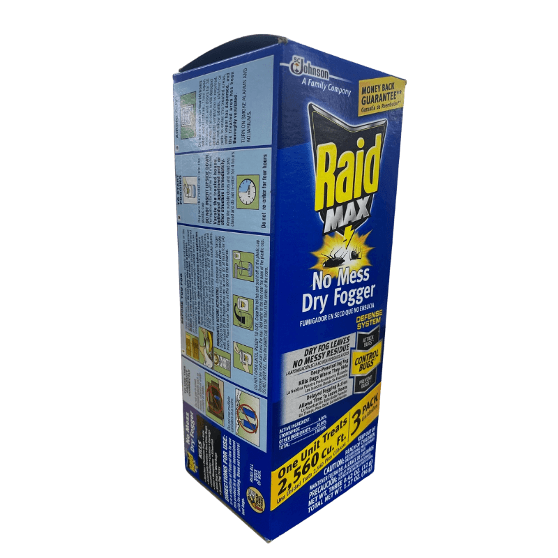 Raid Raidmax Insect Dry Fogger 3-Pack. | Gilford Hardware 
