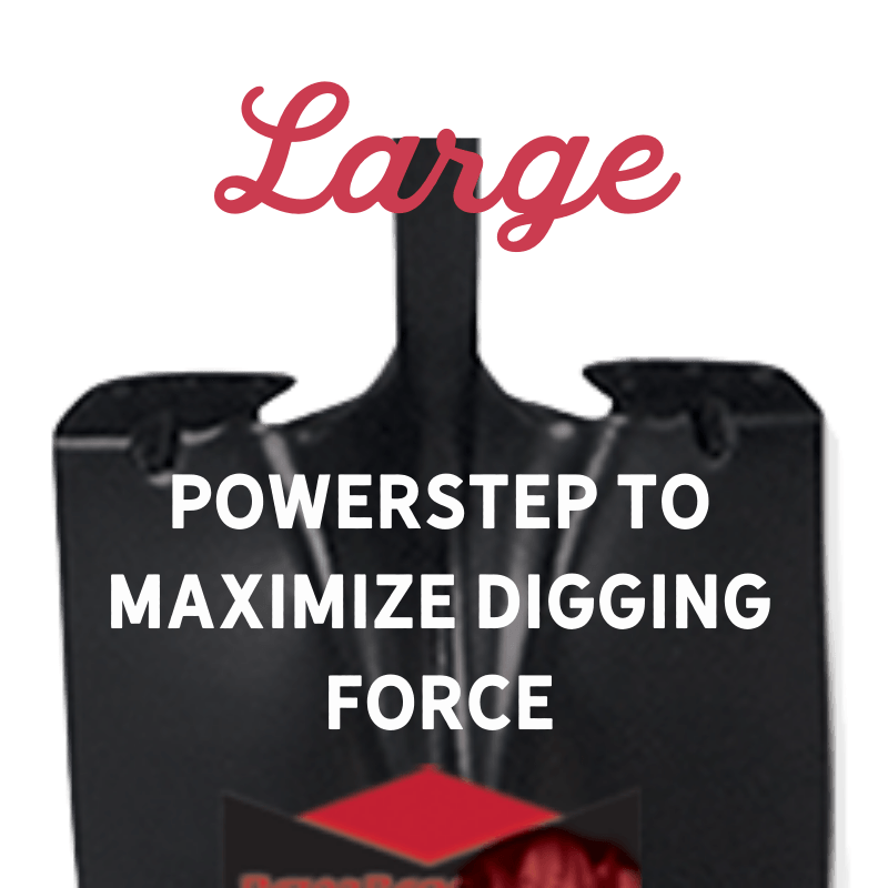 Razorback Poweredge Fiberglass Handle Digging Shovel | Gilford Hardware