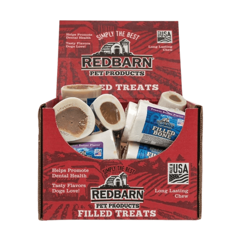 Redbarn Dog Treats Beef and Peanut Butter Bone | Gilford Hardware