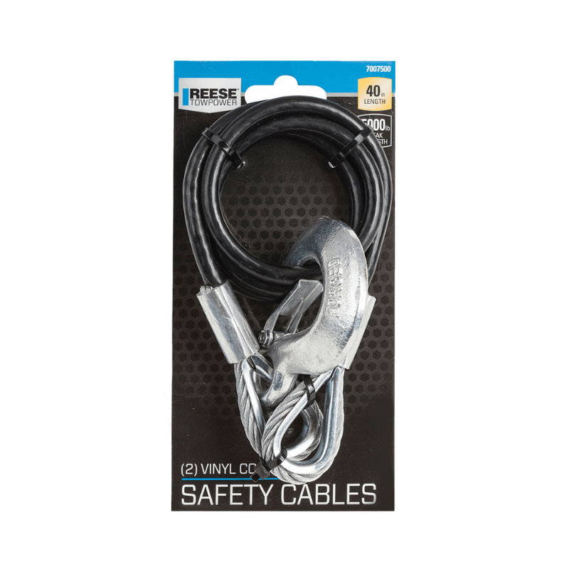 Reese Towing Safety Cable, 5,000 lbs. Capacity 40" | Gilford Hardware 