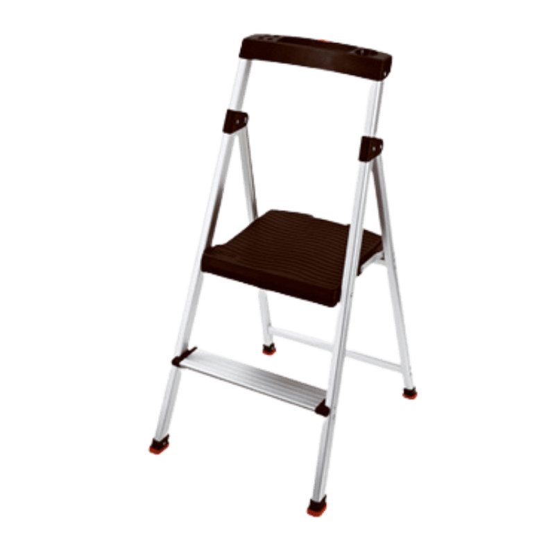 Rubbermaid Aluminum Step Stool 2-Step | Step Stools | Gilford Hardware & Outdoor Power Equipment