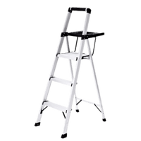Thumbnail for Rubbermaid Aluminum Step Stool 3-Step | Step Stools | Gilford Hardware & Outdoor Power Equipment