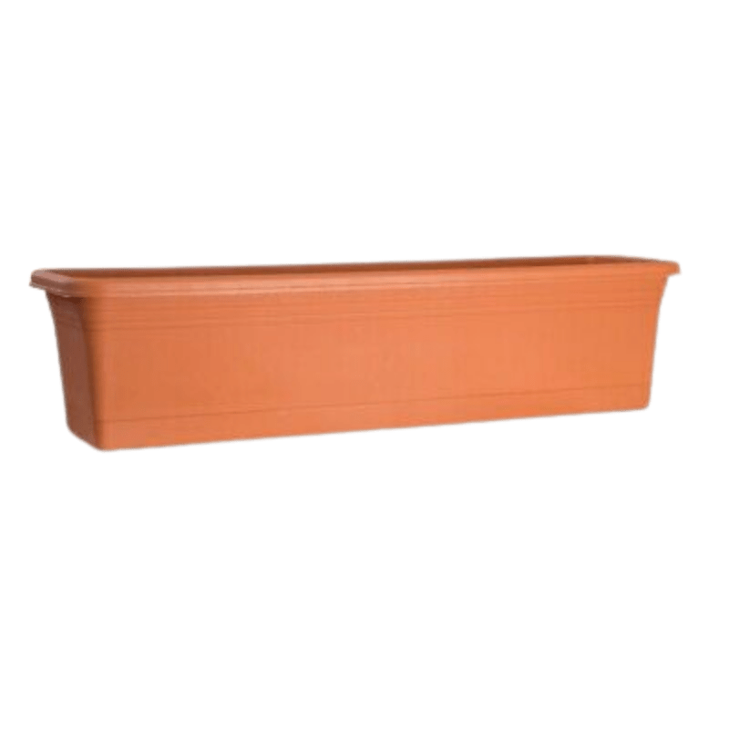 Rugg Polyresin Window Box Terracotta 30" | Pots & Planters | Gilford Hardware