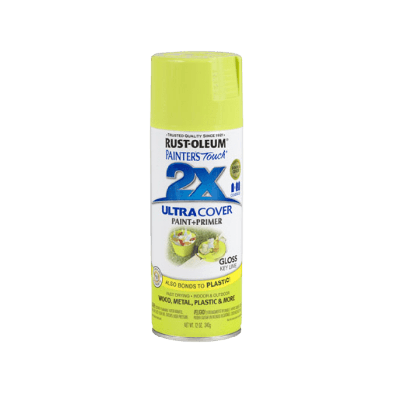 Rust-Oleum 2X Ultra Cover Gloss Key Lime Spray Paint 12 oz. | Paint | Gilford Hardware