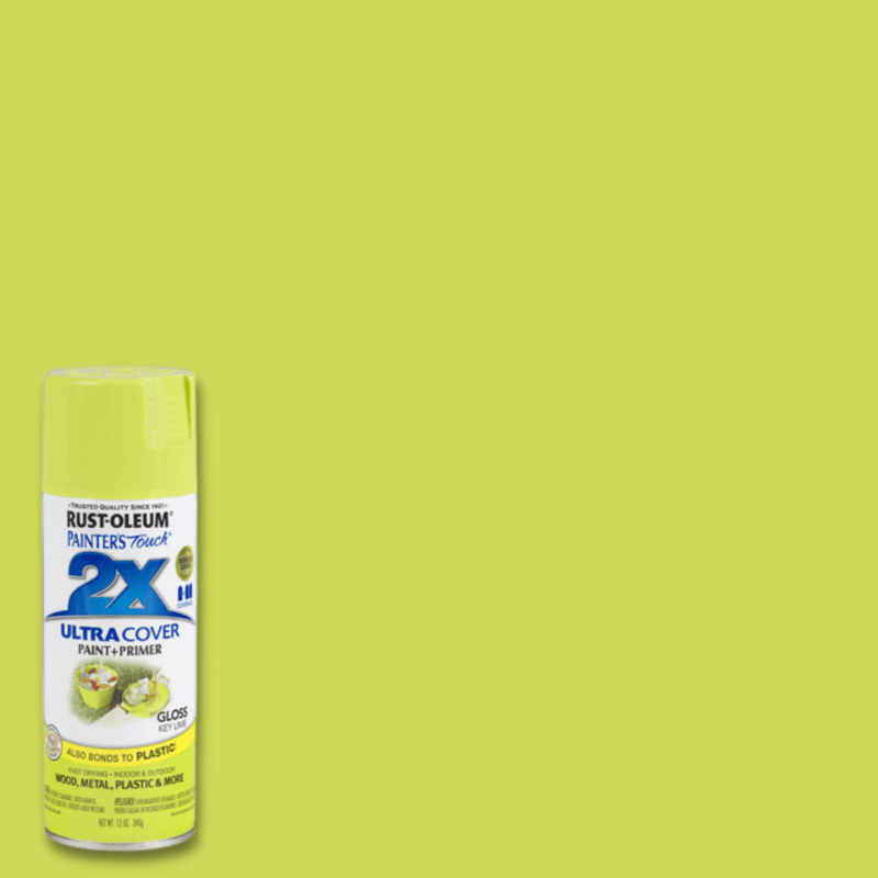 Rust-Oleum 2X Ultra Cover Gloss Key Lime Spray Paint 12 oz. | Gilford Hardware