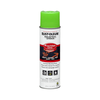 Thumbnail for Rust-Oleum Fluorescent Green Inverted Striping Paint 17 oz. | Gilford Hardware