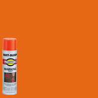 Thumbnail for Rust-Oleum Inverted Marking Paint Fluorescent Red-Orange 15 oz. | Gilford Hardware