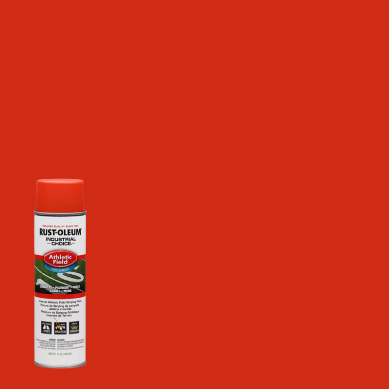 Rust-Oleum Industrial Choice Fluorescent Orange Inverted Marking Paint 17 oz. | Gilford Hardware
