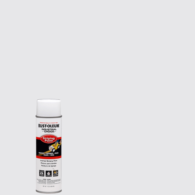 Rust-Oleum Industrial Choice White Inverted Striping Paint 18 oz. | Gilford Hardware