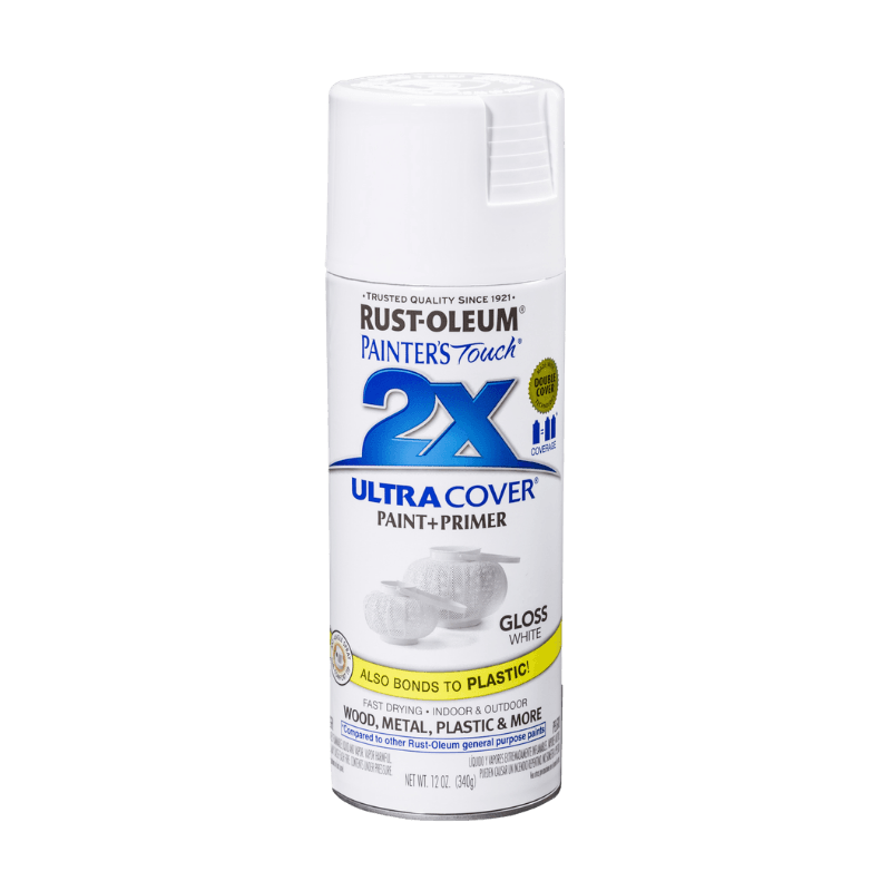 Rust-Oleum 2X Ultra Cover Flat White Spray Paint and Primer In One (NET WT  12-oz) in the Spray Paint department at