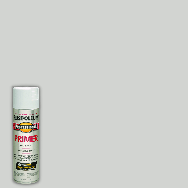 Rust-Oleum Professional Primer Spray Flat Gray 15 oz. | Gilford Hardware