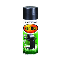 Thumbnail for Rust-Oleum High Heat Spray Paint High Heat Black Satin 12 oz. | Gilford Hardware