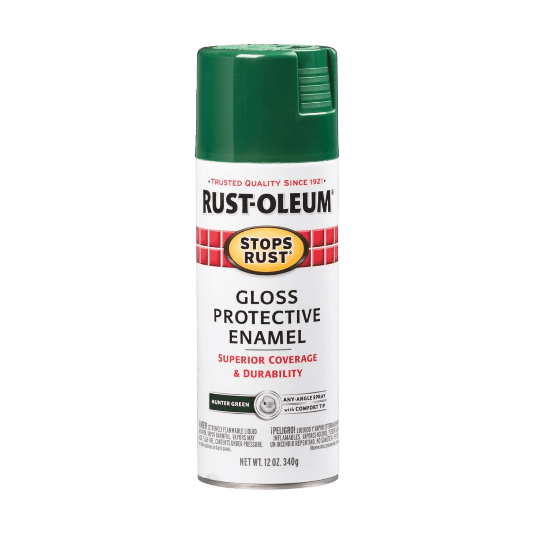 Rust-Oleum Stops Rust Gloss Hunter Green Spray Paint 12 oz. | Spray Paint | Gilford Hardware & Outdoor Power Equipment