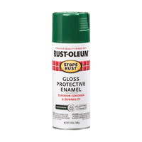 Thumbnail for Rust-Oleum Stops Rust Gloss Hunter Green Spray Paint 12 oz. | Gilford Hardware