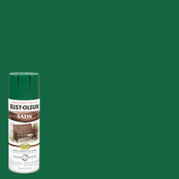 Thumbnail for Rust-Oleum Stops Rust Satin Hunter Green Spray Paint 12 oz. | Gilford Hardware
