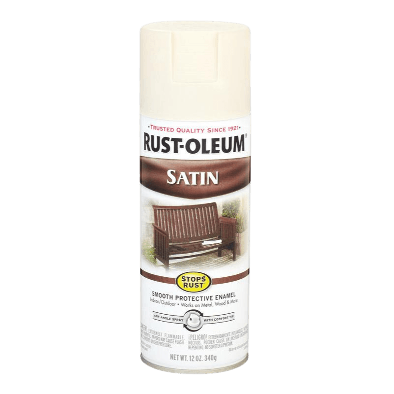 Rust-Oleum Stops Rust Satin White Spray Paint 12 oz. | Paint | Gilford Hardware & Outdoor Power Equipment