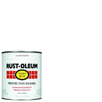 Thumbnail for Rust-Oleum Stops Rust Gloss White Enamel Paint Quart | Gilford Hardware