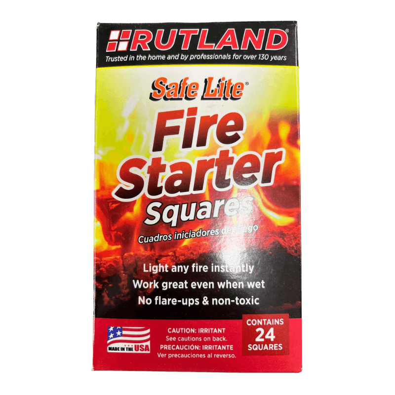 Rutland Safe Lite Wood Fire Starter 24-Pack. | Gilford Hardware