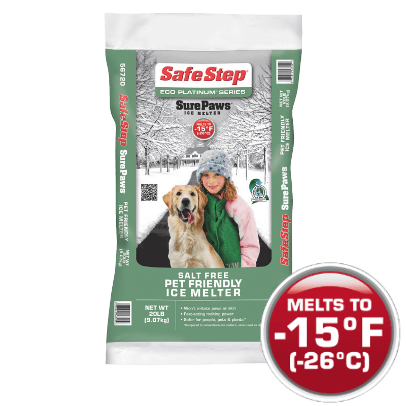 Safe Step Sure Paws Magnesium Chloride Pet Friendly Granule Ice Melt 20 lb. | Gilford Hardware