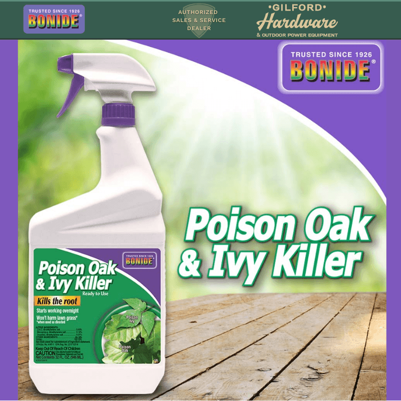 Bonide Poison Ivy & Oak Killer RTU Liquid 32 oz. | Gilford Hardware