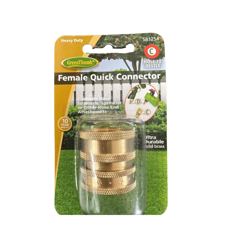 Green Thumb Female Quick Connector | Gilford Hardware